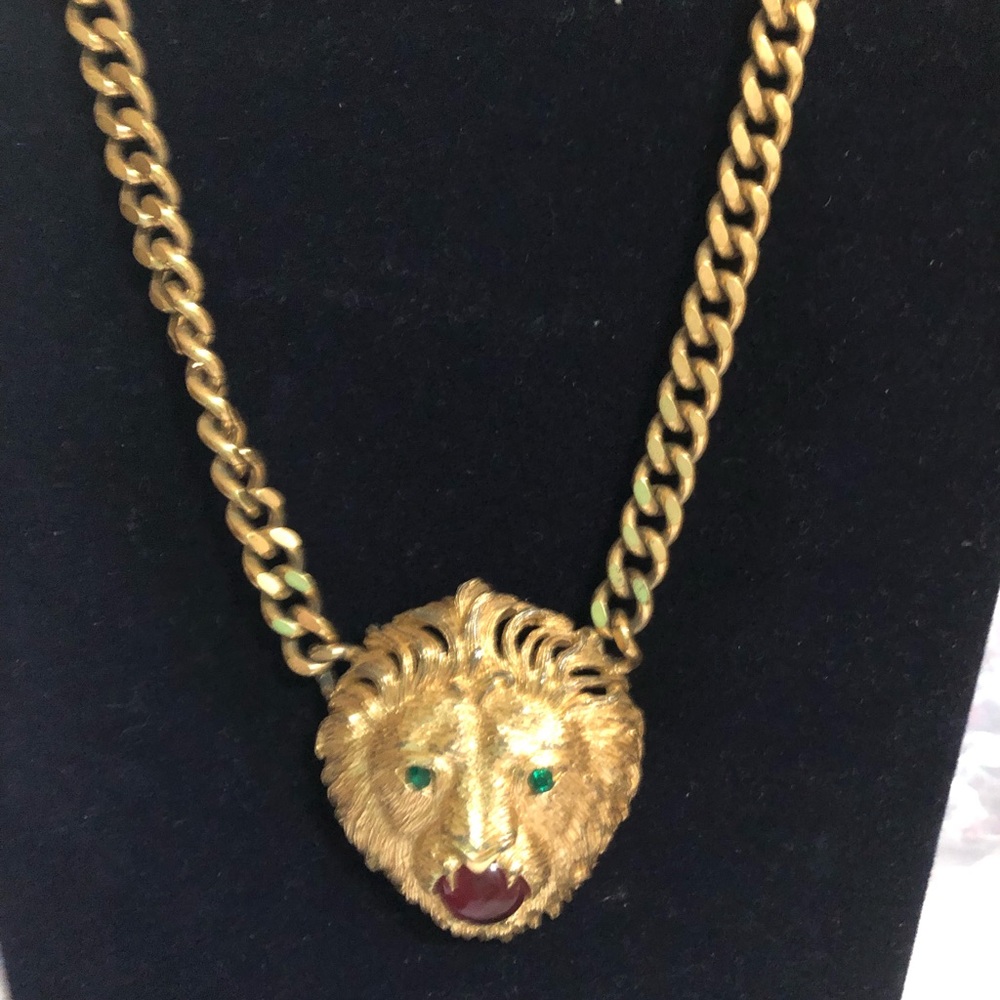 Fabulous Ciner Lion’s Head Necklace